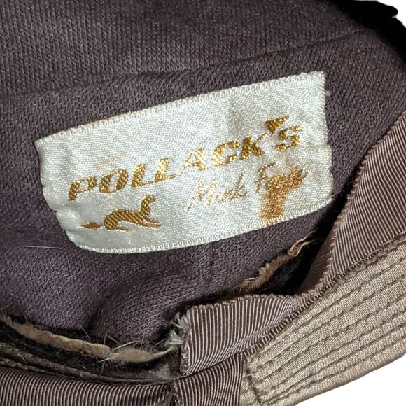 Pollack  mink fur pill bix hat with bow main image 7